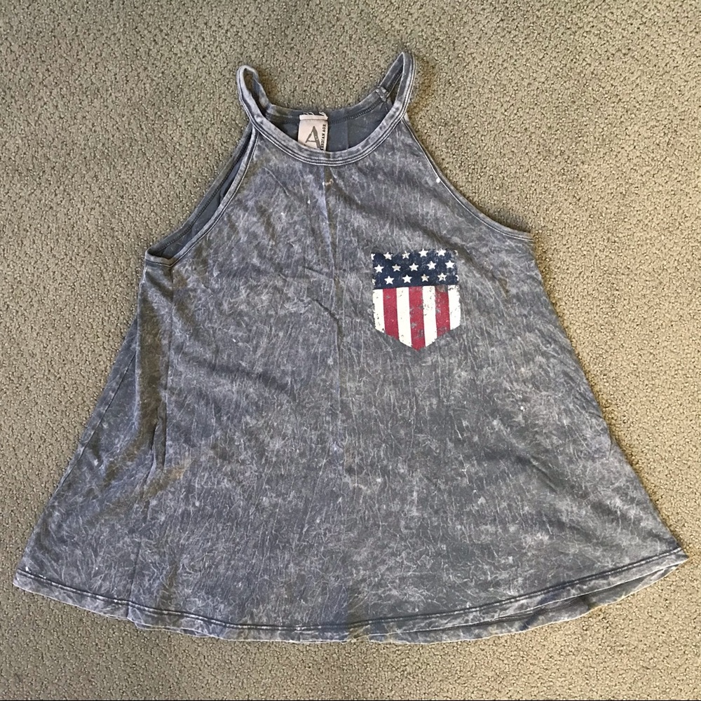 American Age Flag Tank Top Size M